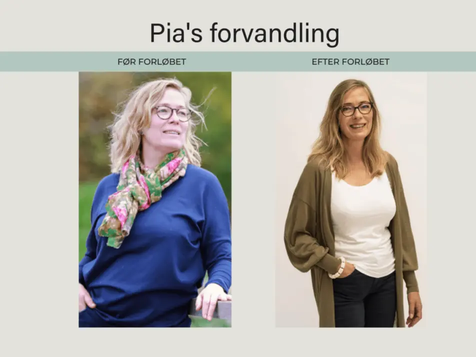 Pia Helweg Johansens forvandling