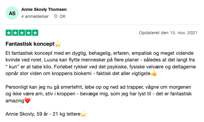 Luuna Sommer Anmeldelse Trustpilot