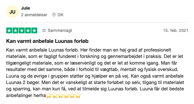Luuna Sommer Anmeldelse Trustpilot Luuna Sommer Anmeldelse Trustpilot